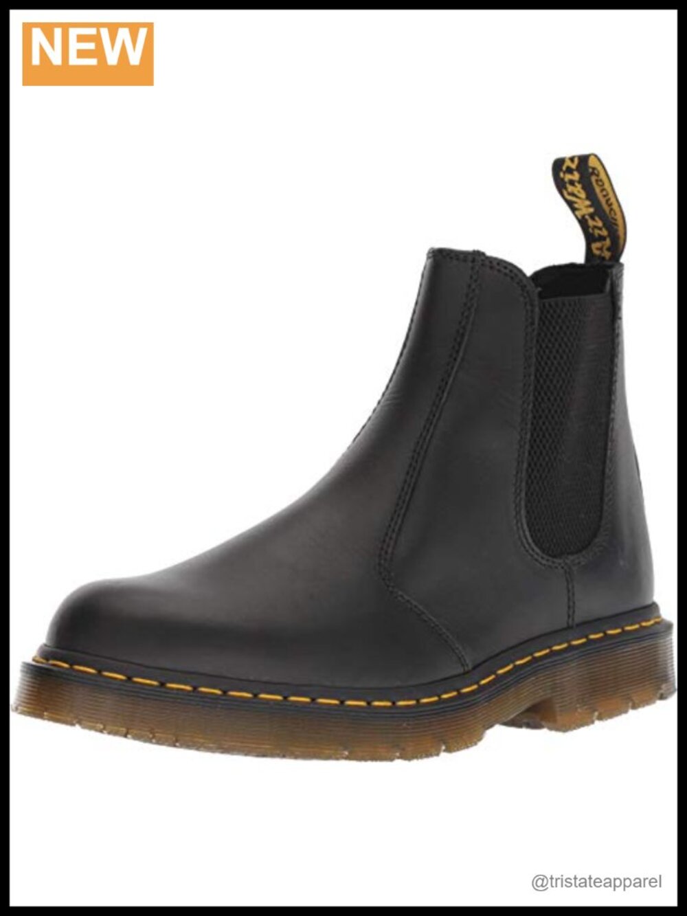 Slip Resistant Chelsea Work Boots Water-Resistant Full Grain Leather Slip-On